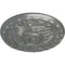 Ekena Millwork Amelia Ceiling Medallion (Fits Canopies up to 4 1/8"), Hand-Painted Silver, 15 3/4"OD x 5/8"P CM16AMSLS - alternate 4